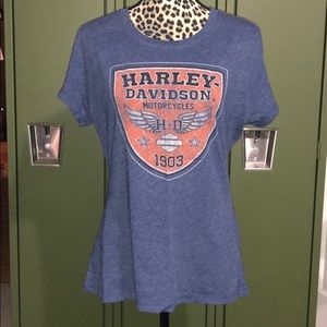 Harley-Davidson Women’s shirt blue XL